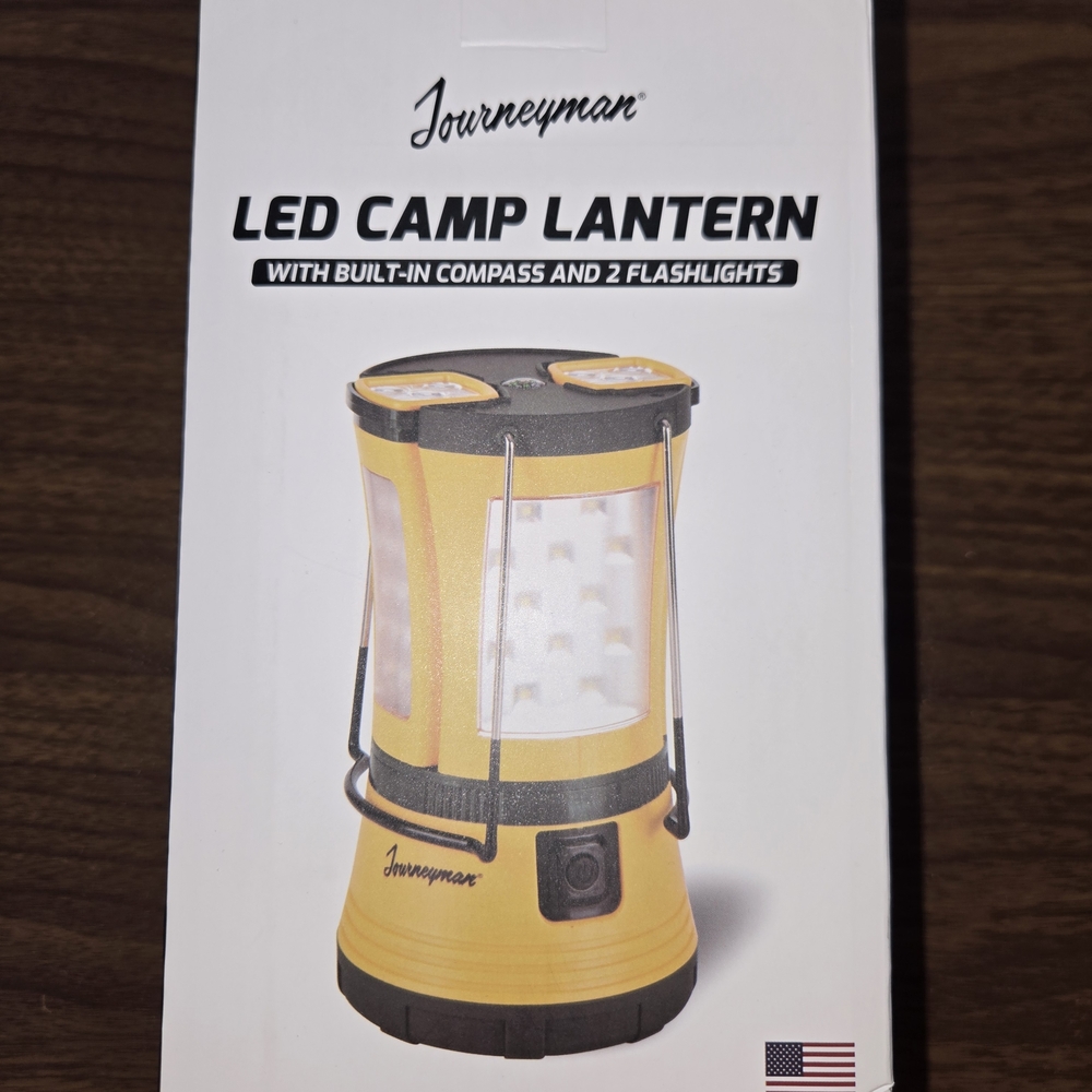 Yellow LED Camp Lantern Journeyman, Never Used